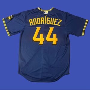 Julio Rodriguez #44 Seattle Mariners Jersey Men's Medium